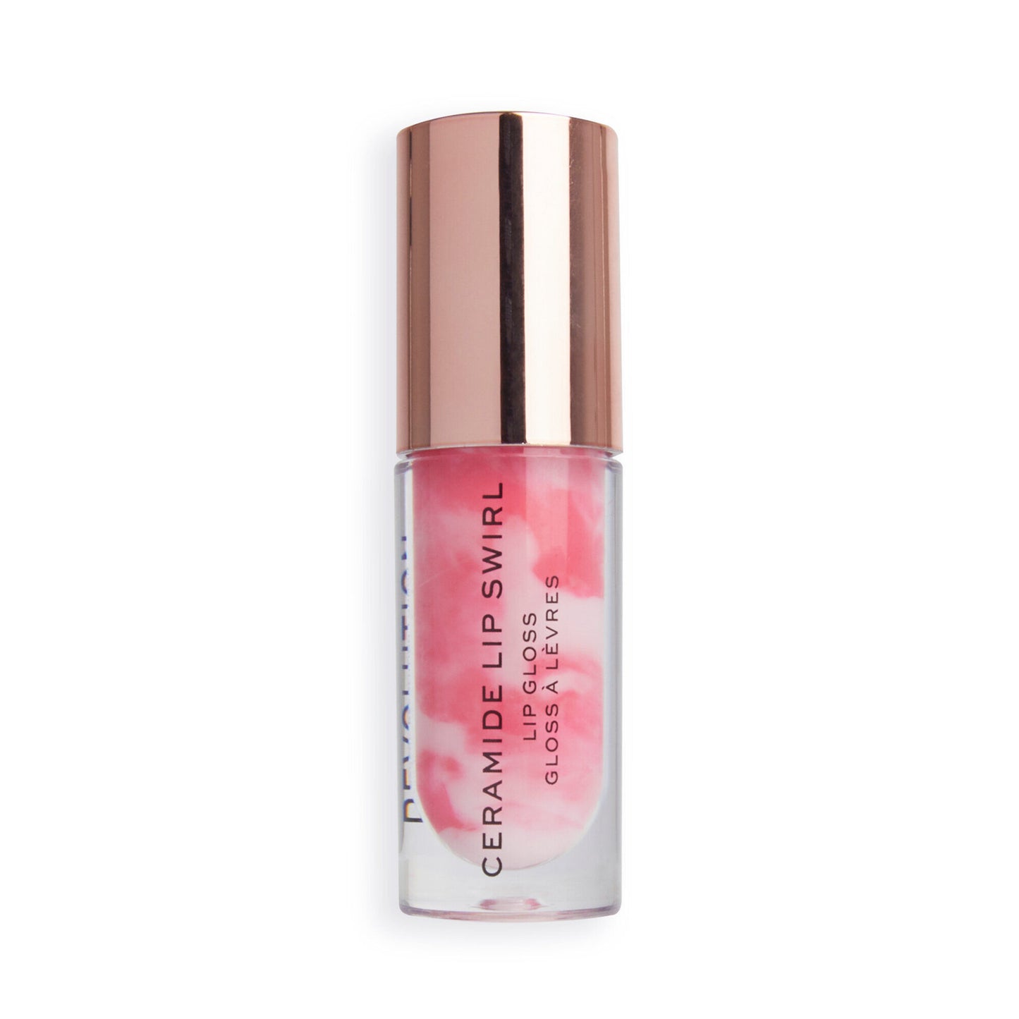 Makeup Revolution Ceramide Swirl Lip Gloss - Sweet Soft Pink