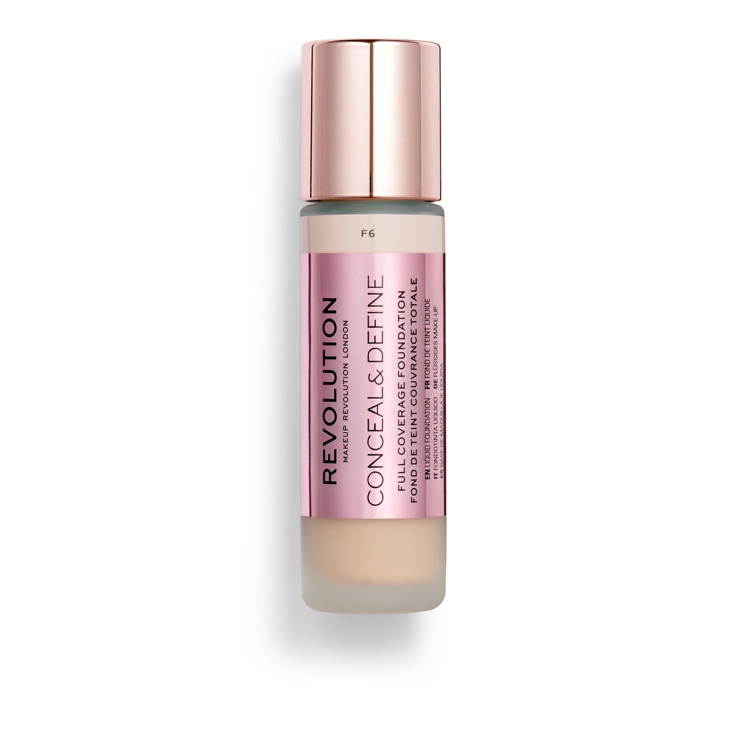 Makeup Revolution Conceal & Define Foundation - F6 23 ml