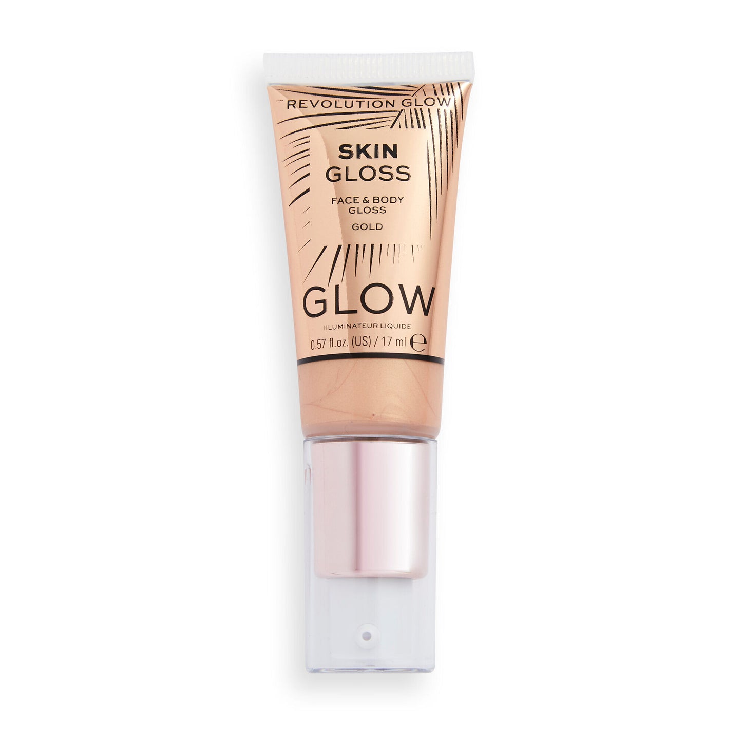 Makeup Revolution Glow Face & Body Gloss Illuminator - Gold