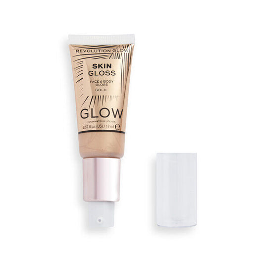 Makeup Revolution Glow Face & Body Gloss Illuminator - Gold