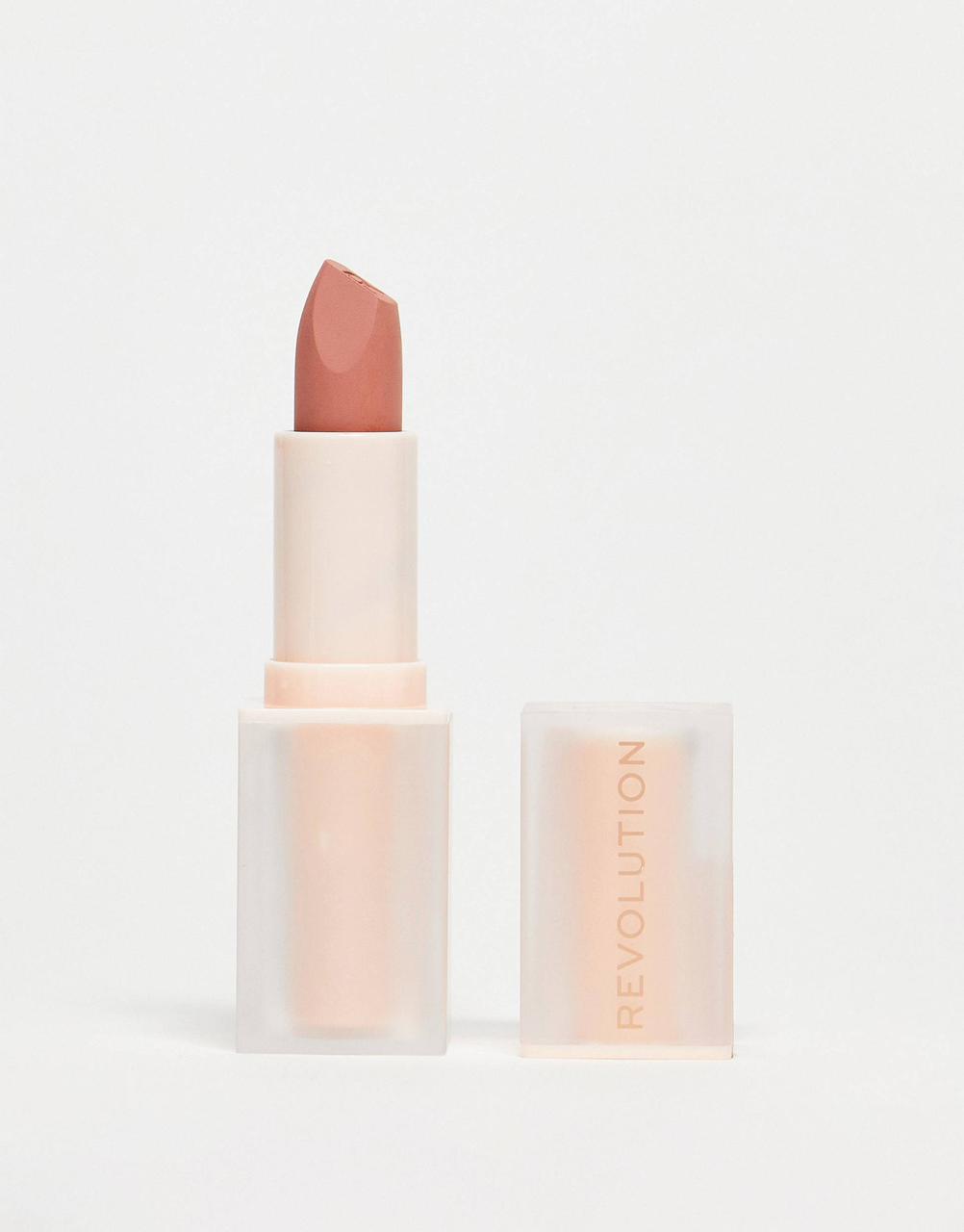 Makeup Revolution Lip Allure Soft Satin Lipstick - Chauffeur Nude