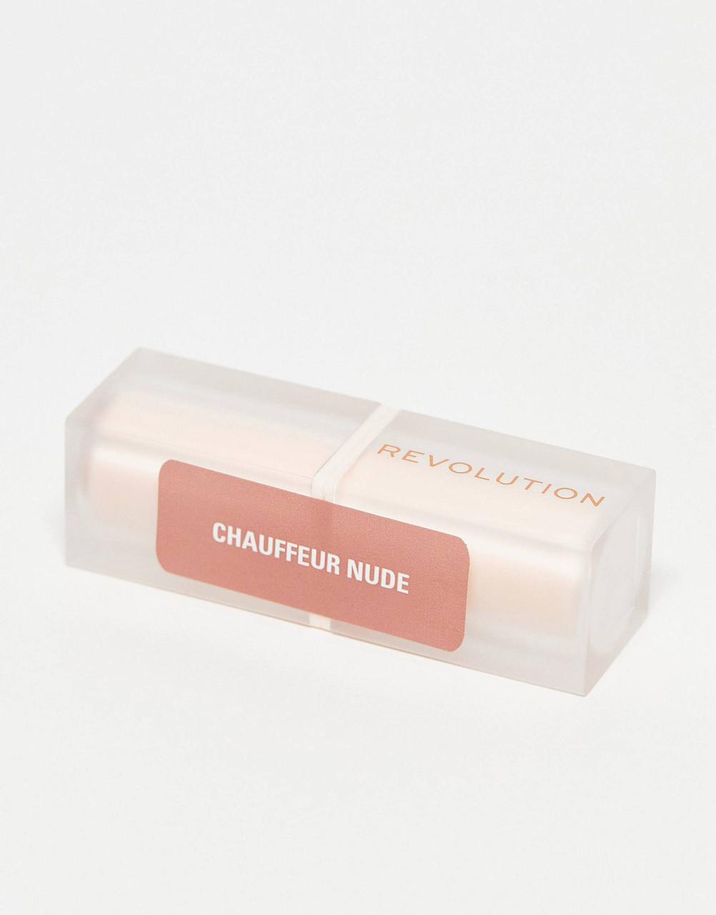 Makeup Revolution Lip Allure Soft Satin Lipstick - Chauffeur Nude