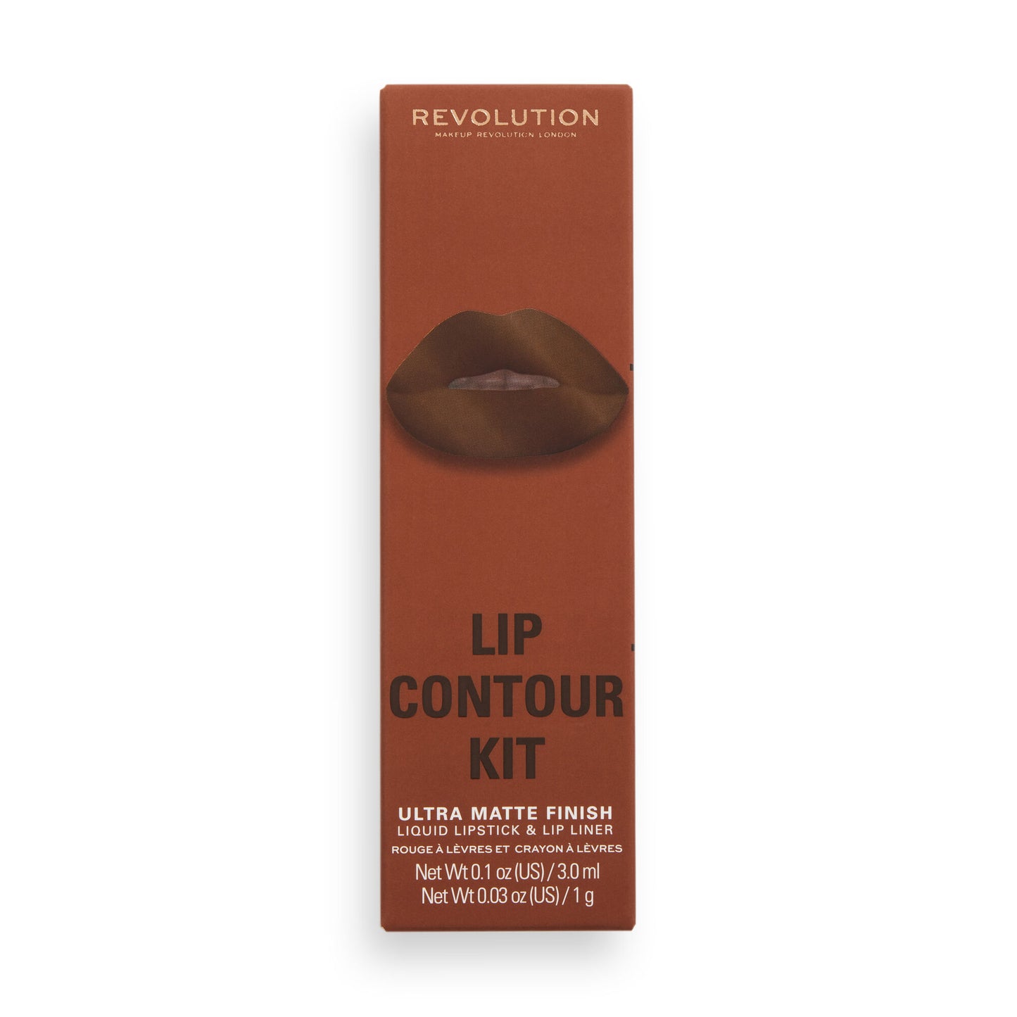 Makeup Revolution Liquid to Matte Lip Contour Kit - Divine