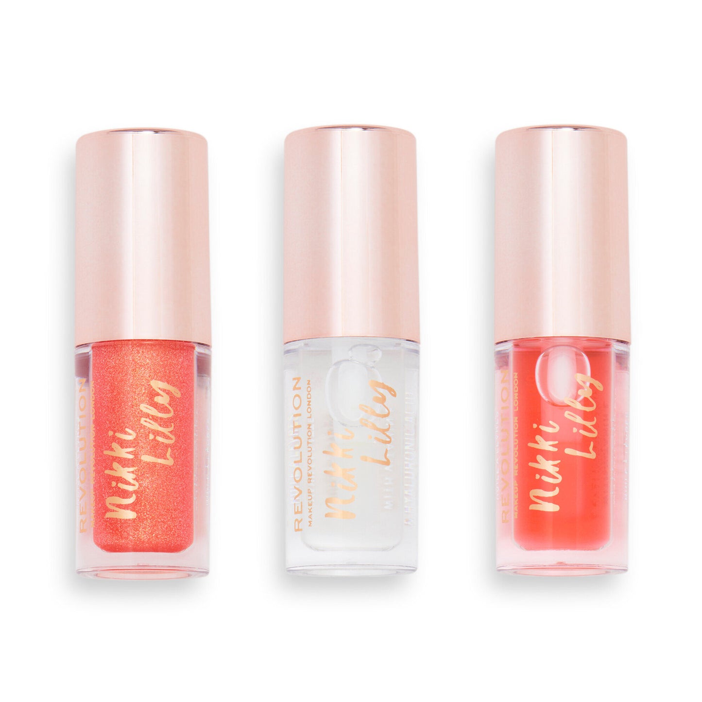 Makeup Revolution x Nikki Lilly Lip Oil Set