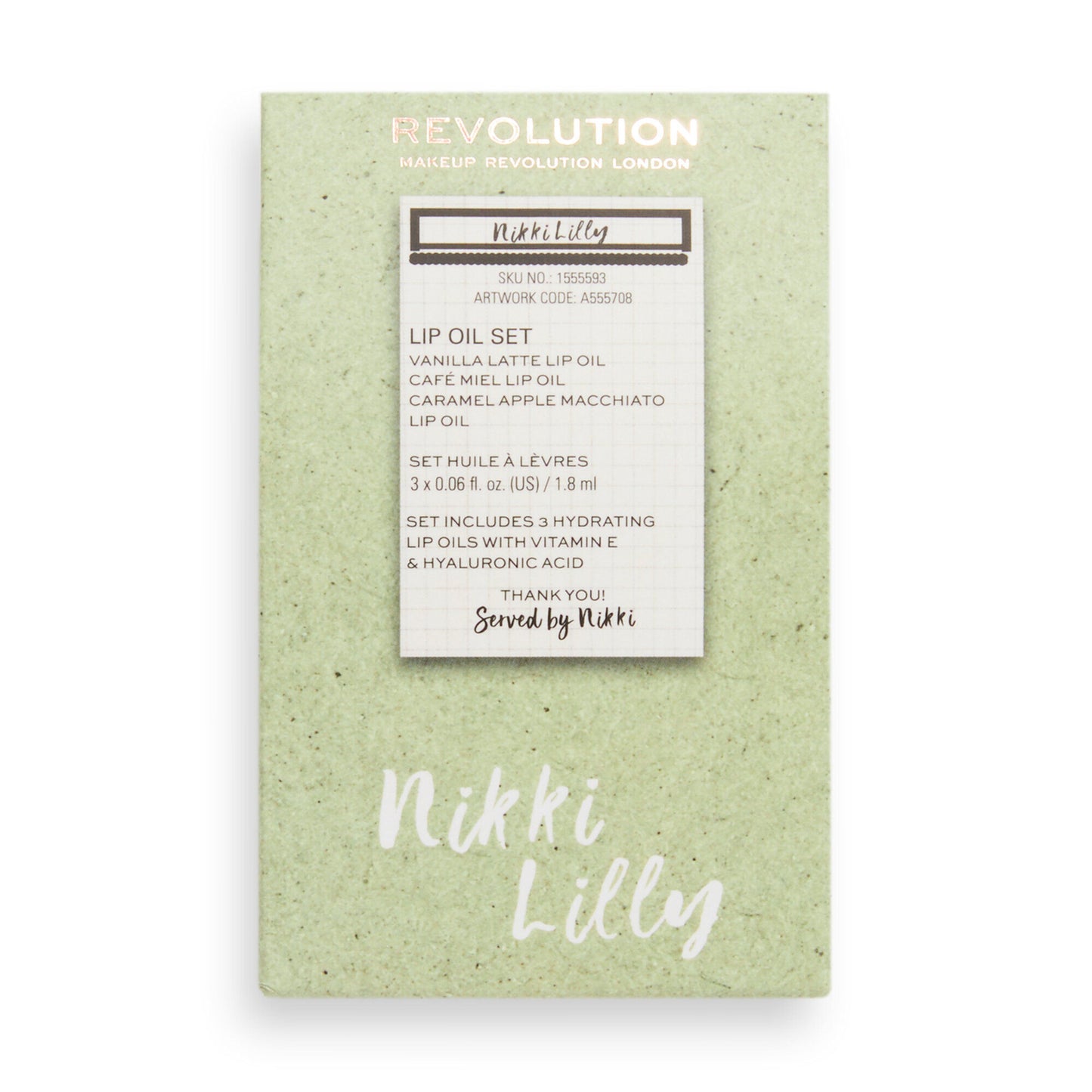 Makeup Revolution x Nikki Lilly Lip Oil Set