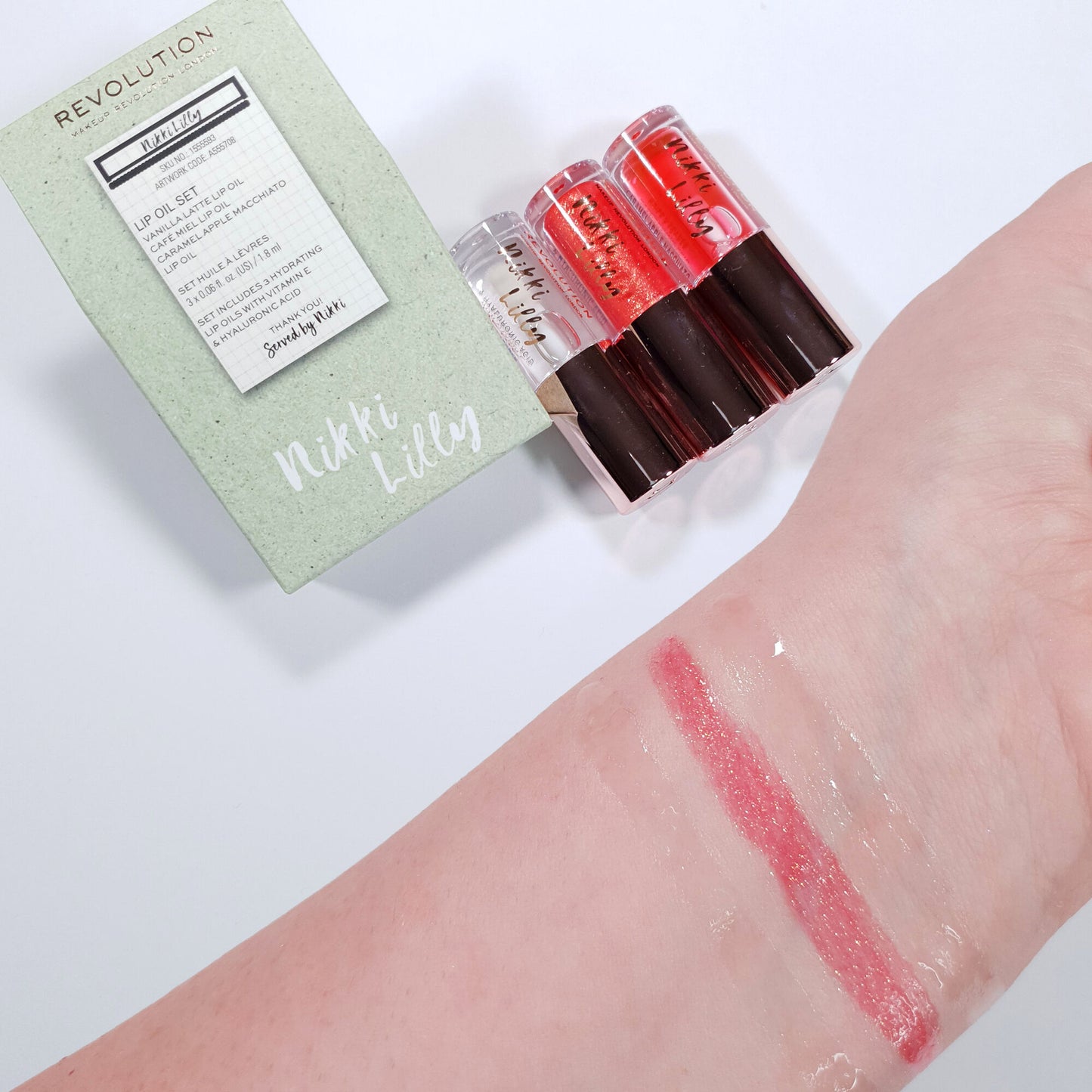 Makeup Revolution x Nikki Lilly Lip Oil Set