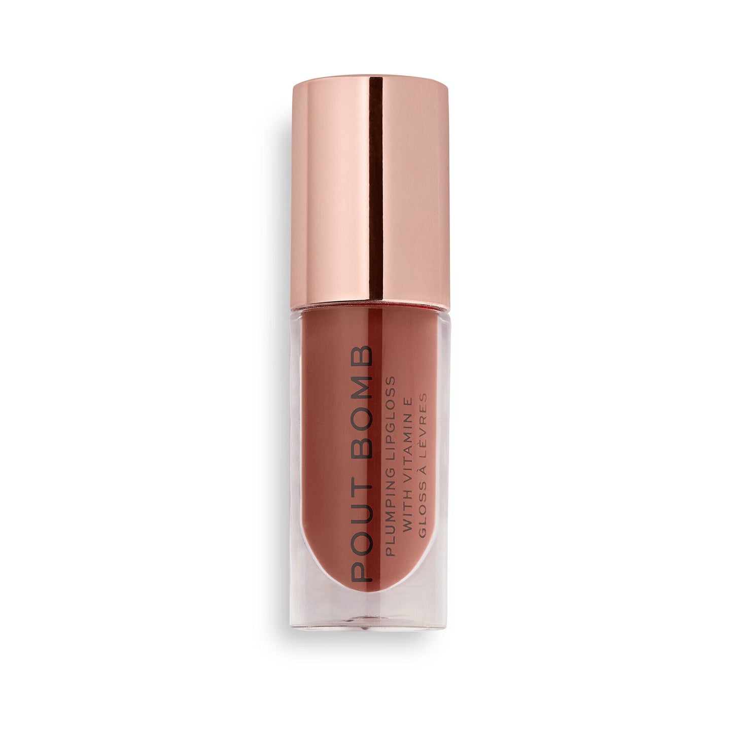 Revolution Pout Bomb Plumping Lip Gloss - Cookie Deep Nude