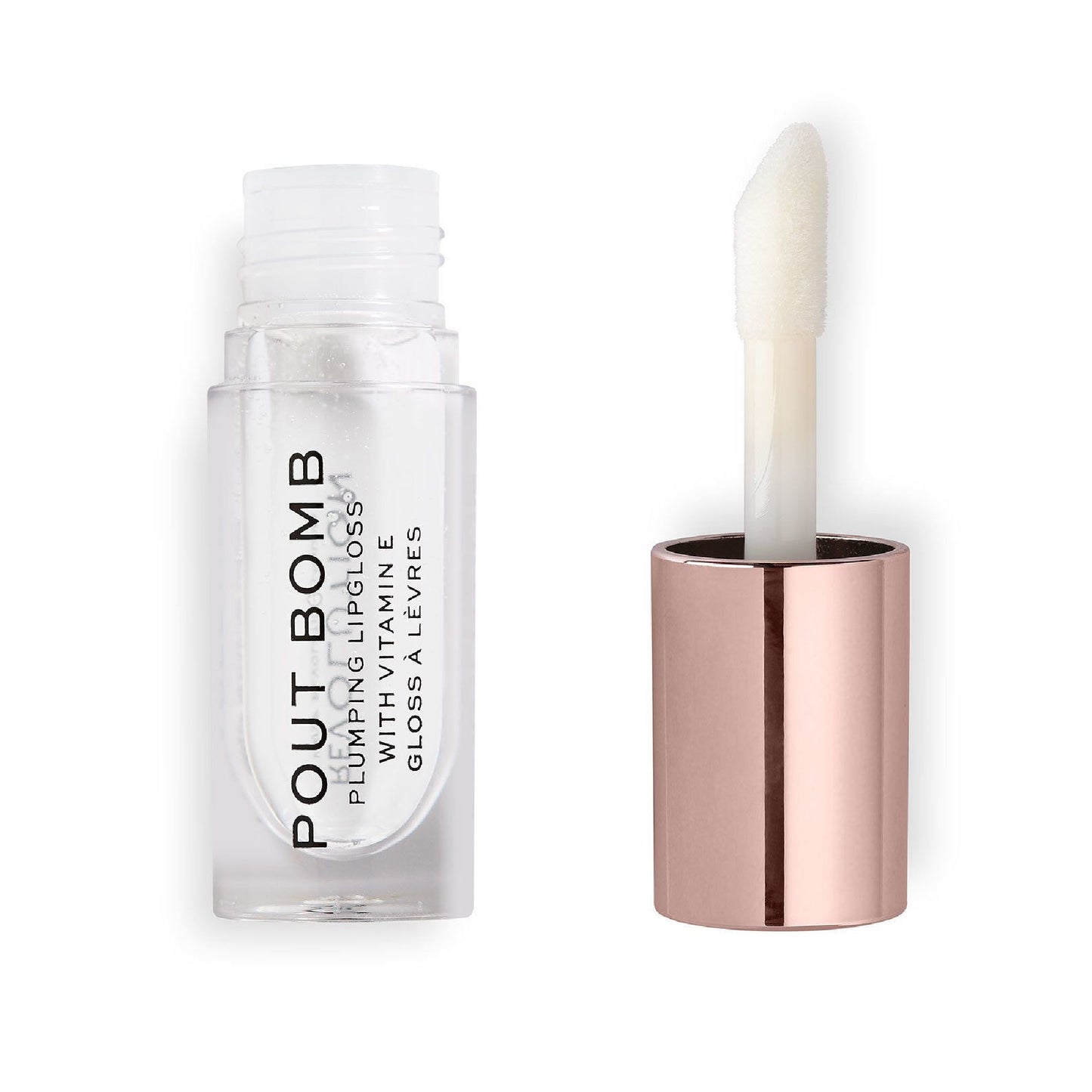 Revolution Pout Bomb Plumping Gloss - Glaze Clear