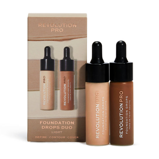 Revolution Pro Foundation Drops Duo - Light