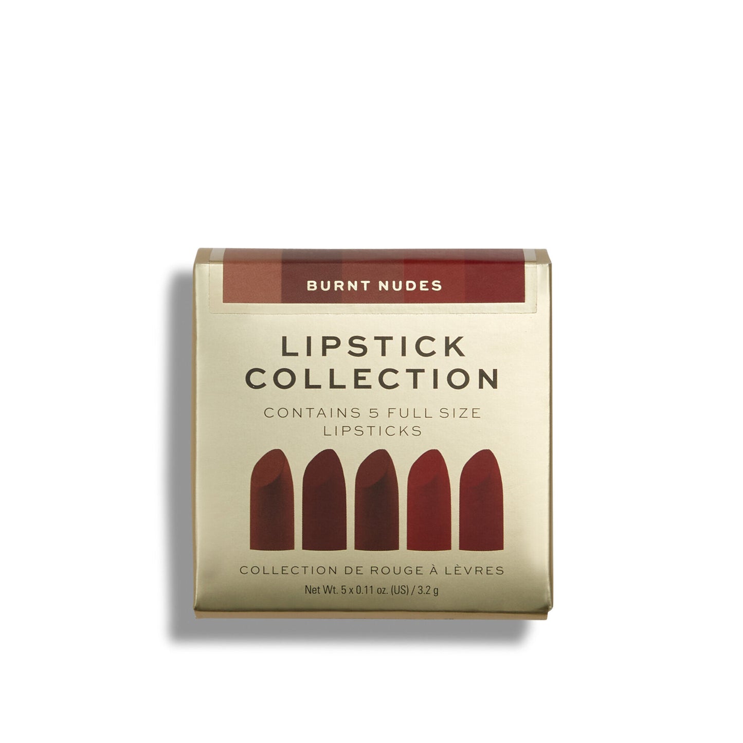 Revolution Pro 5 Full Size Lipstick Collection - Burnt Nudes