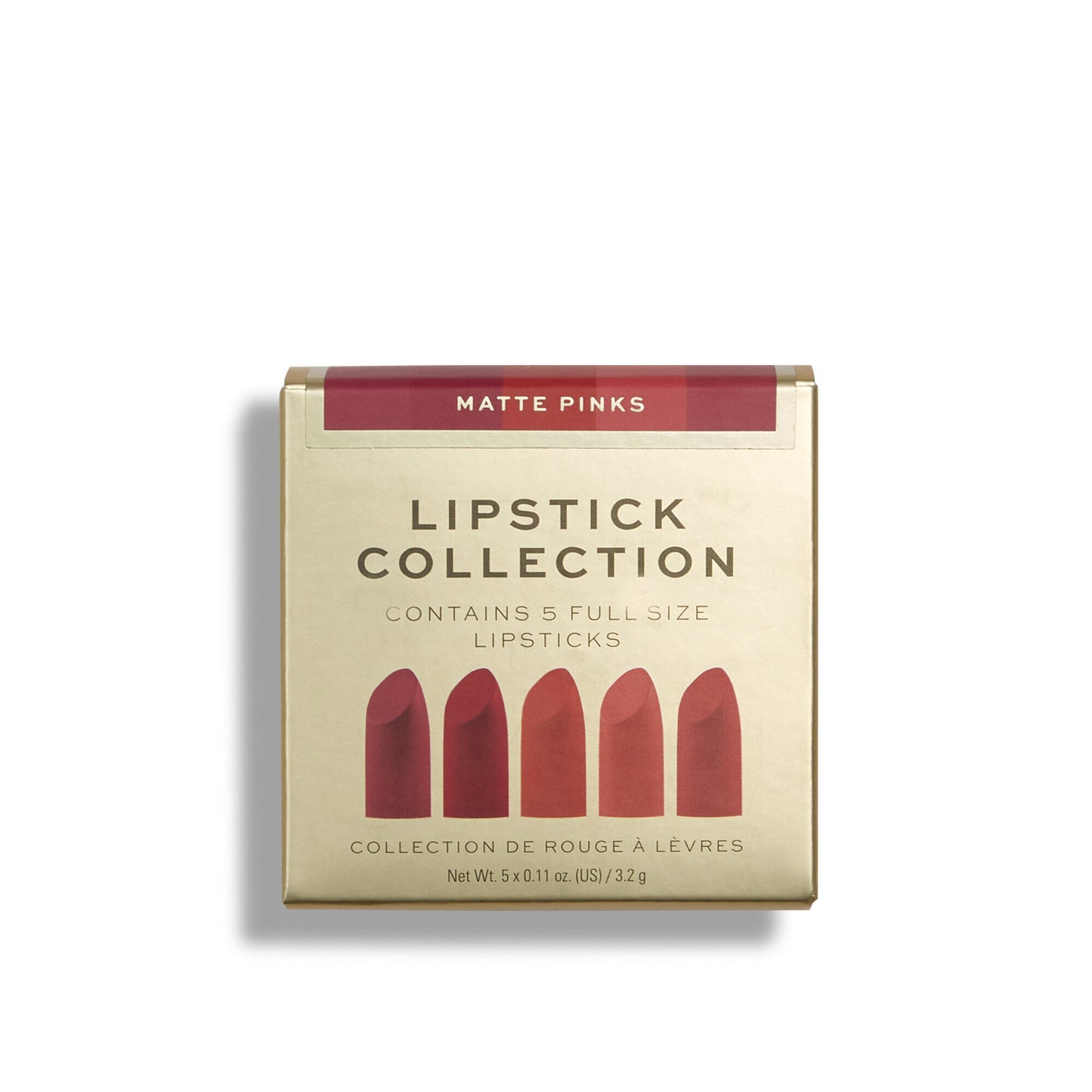 Revolution Pro 5 Full Size Lipstick Collection - Matte Pinks