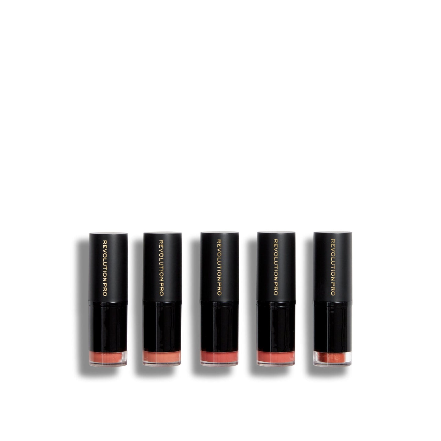 Revolution Pro 5 Full Size Lipstick Collection - Nudes