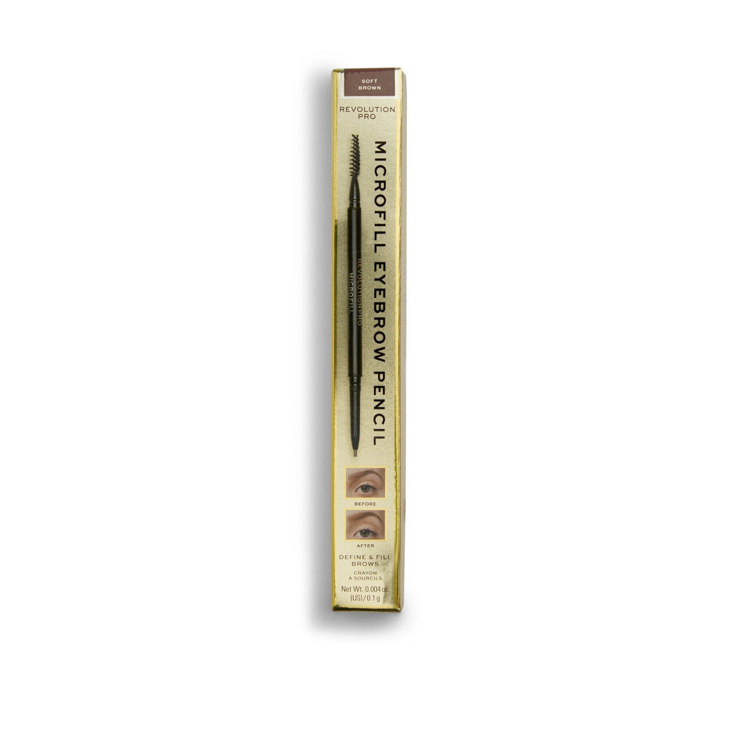 Revolution Pro Microfill Eyebrow Pencil - Soft Brown