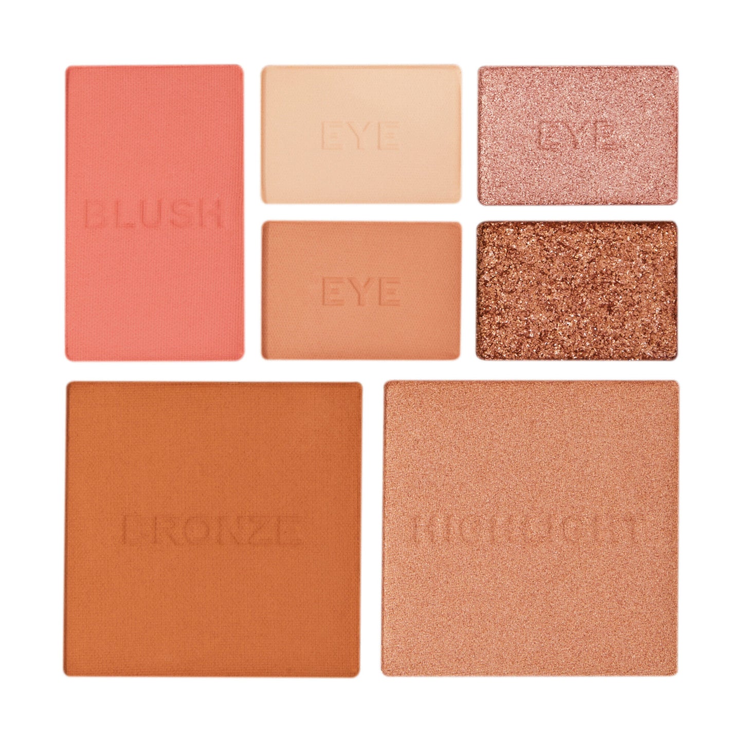 Revolution Pro True Love Eye & Cheek Palette - Light-Medium