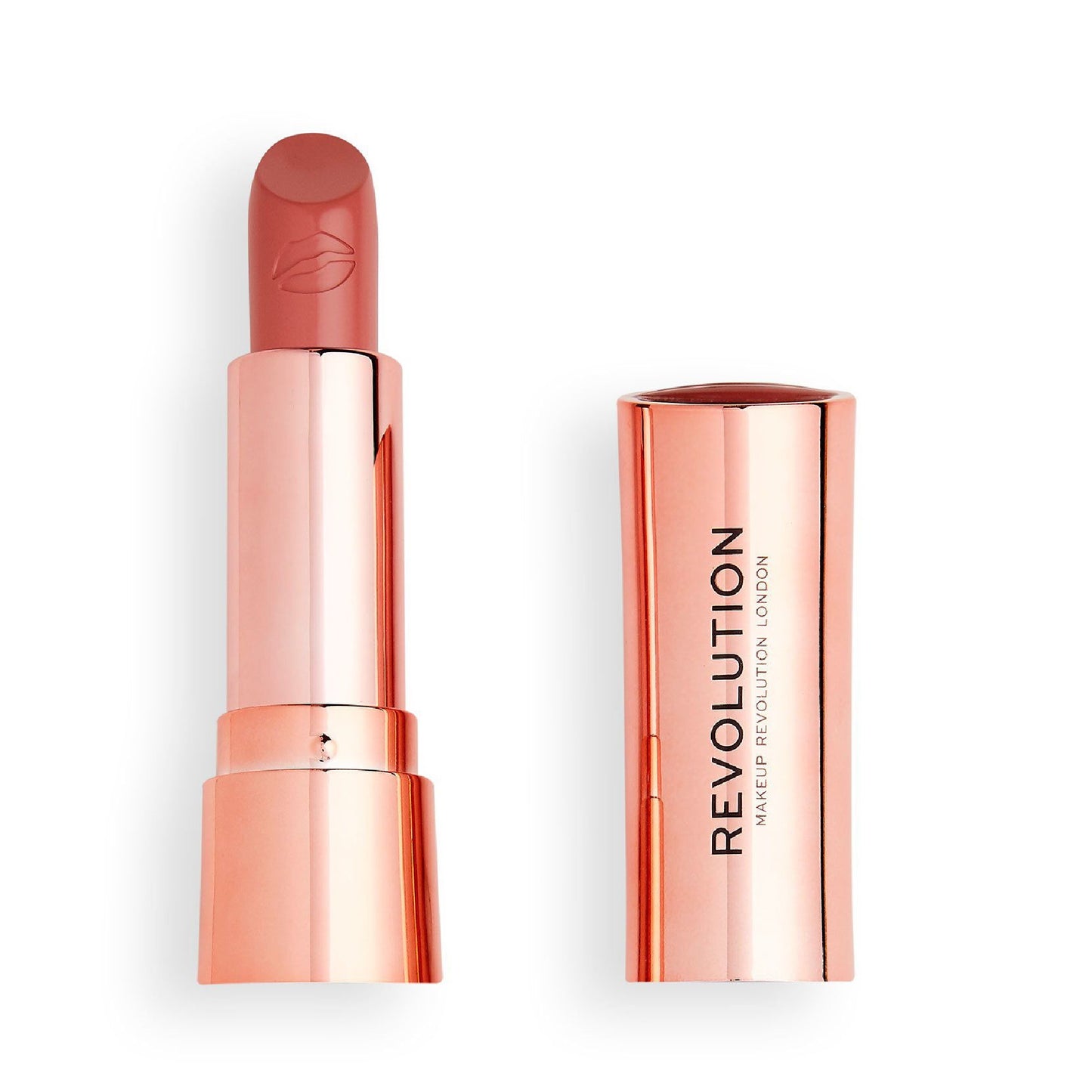 Revolution Satin Kiss Lipstick - Icon Nude