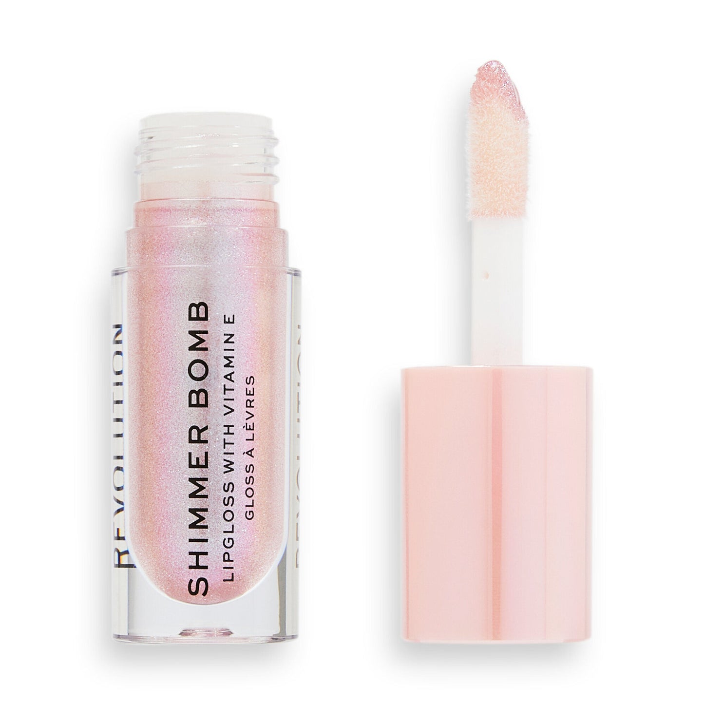 Revolution Shimmer Bomb Lip Gloss - Sparkle Pink